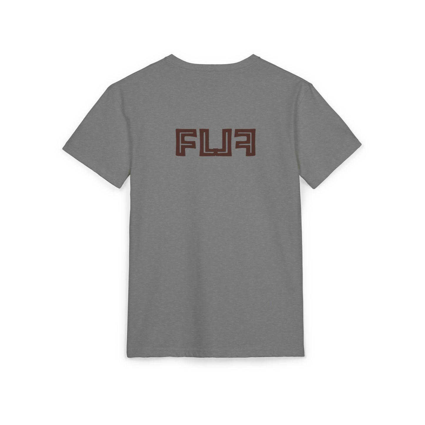 Stylish Unisex Sueded T-Shirt with Bold 'FLU' Graphic | Casual Wear, Gift Idea, Streetwear, Everyday Comfort, Fashion Statement