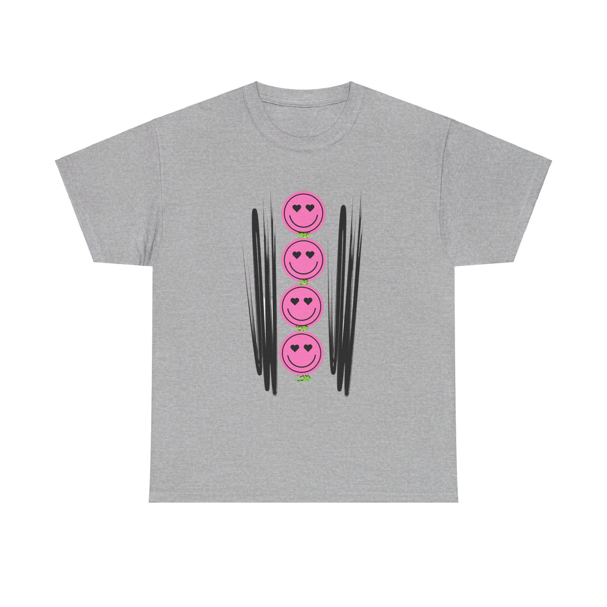 RCNSONS Unisex Heavy Cotton Smileys Tee