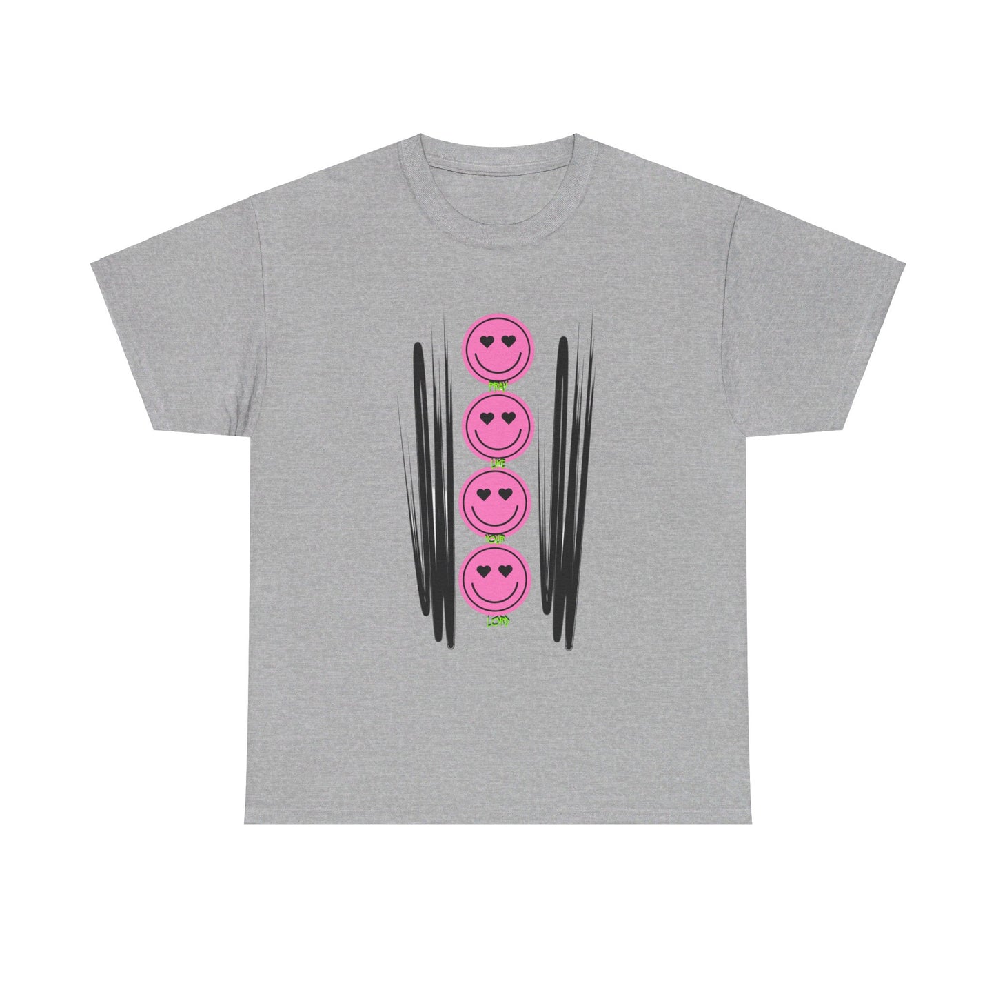 RCNSONS Unisex Heavy Cotton Smileys Tee