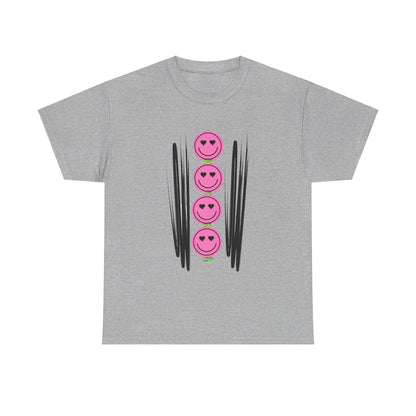 RCNSONS Unisex Heavy Cotton Smileys Tee