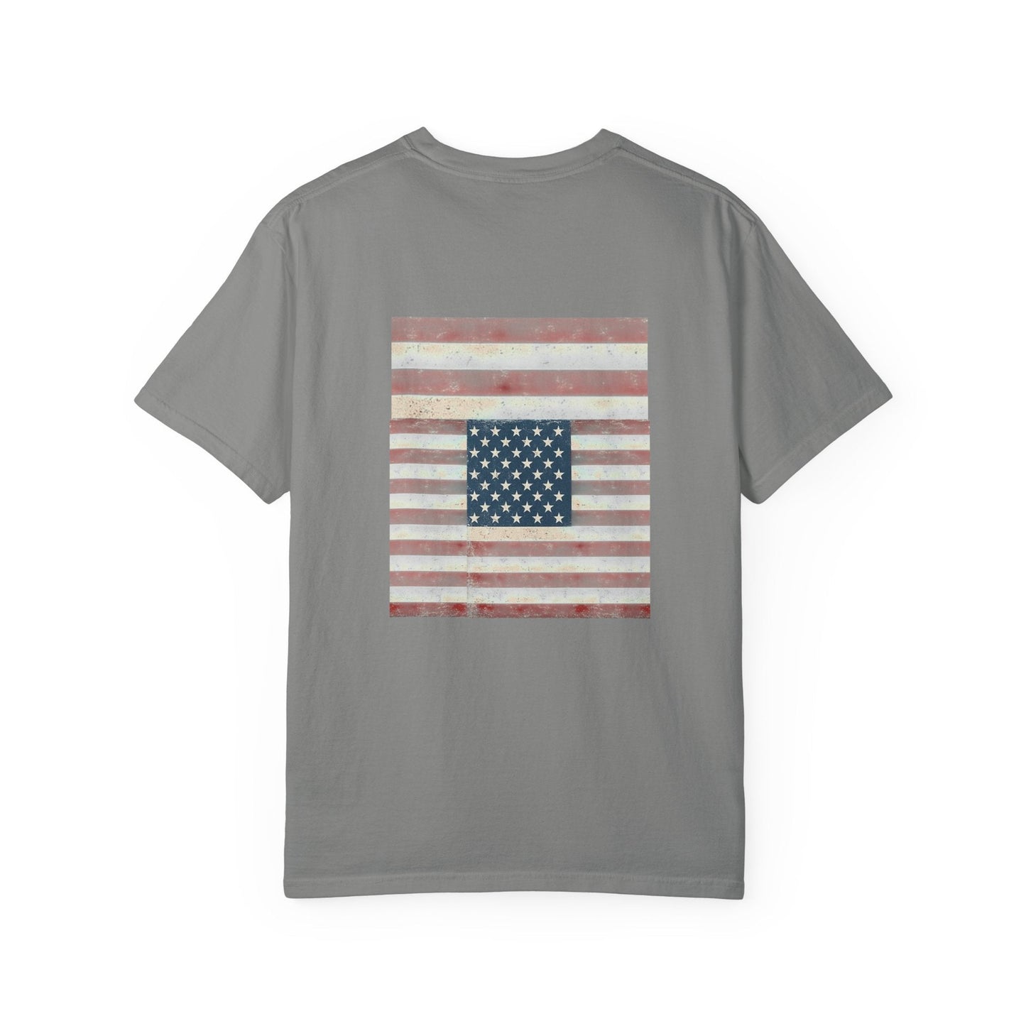 Patriotic Garment-Dyed T-Shirt | Perfect for 4th of July, Memorial Day, Casual Wear, Gifts, Americana Style Printify