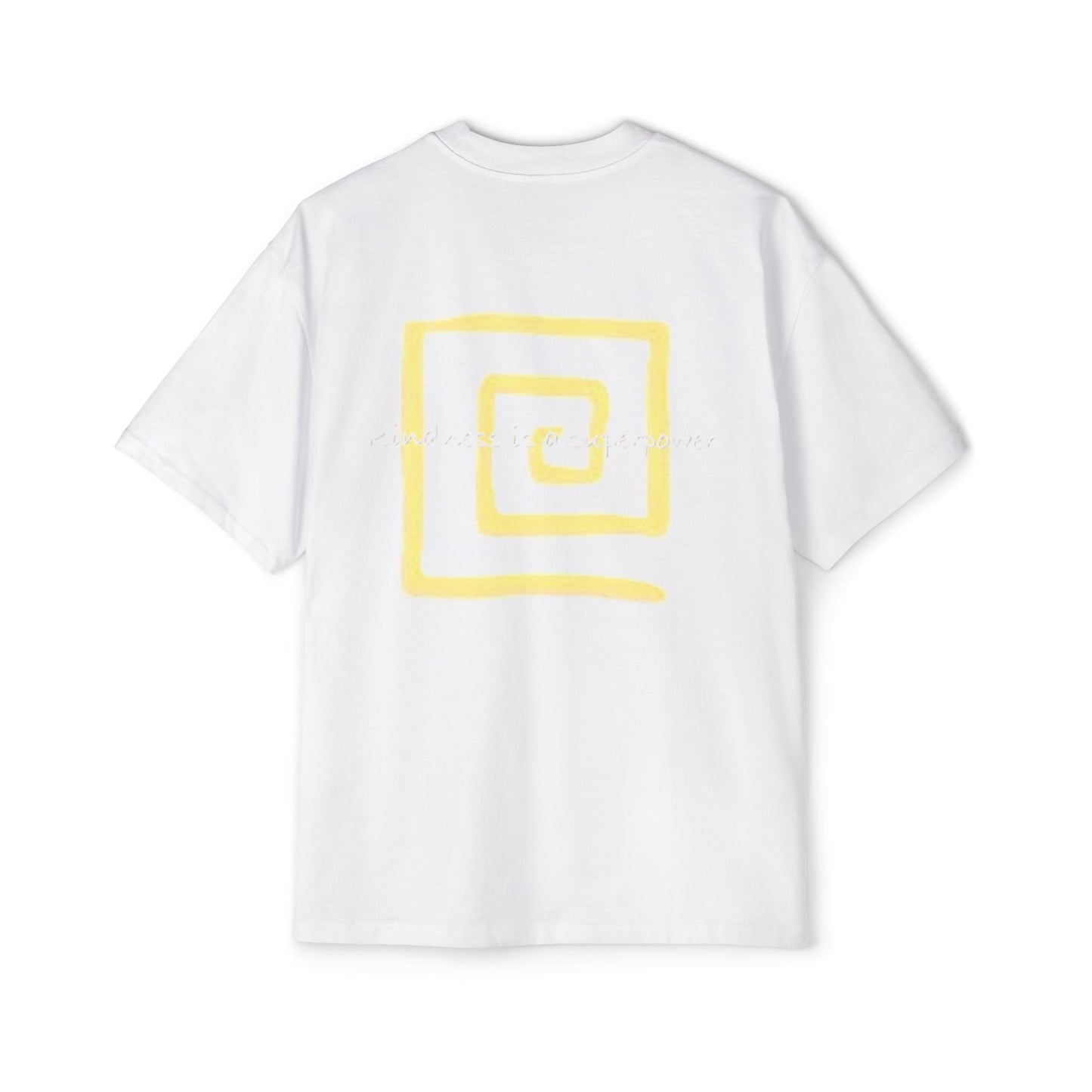 Oversized Tee - Kindness is a Super Power Graphic Design Shirt for Men Printify