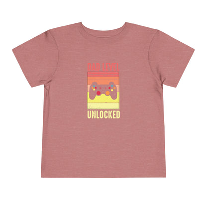Dad Level Unlocked Toddler Tee