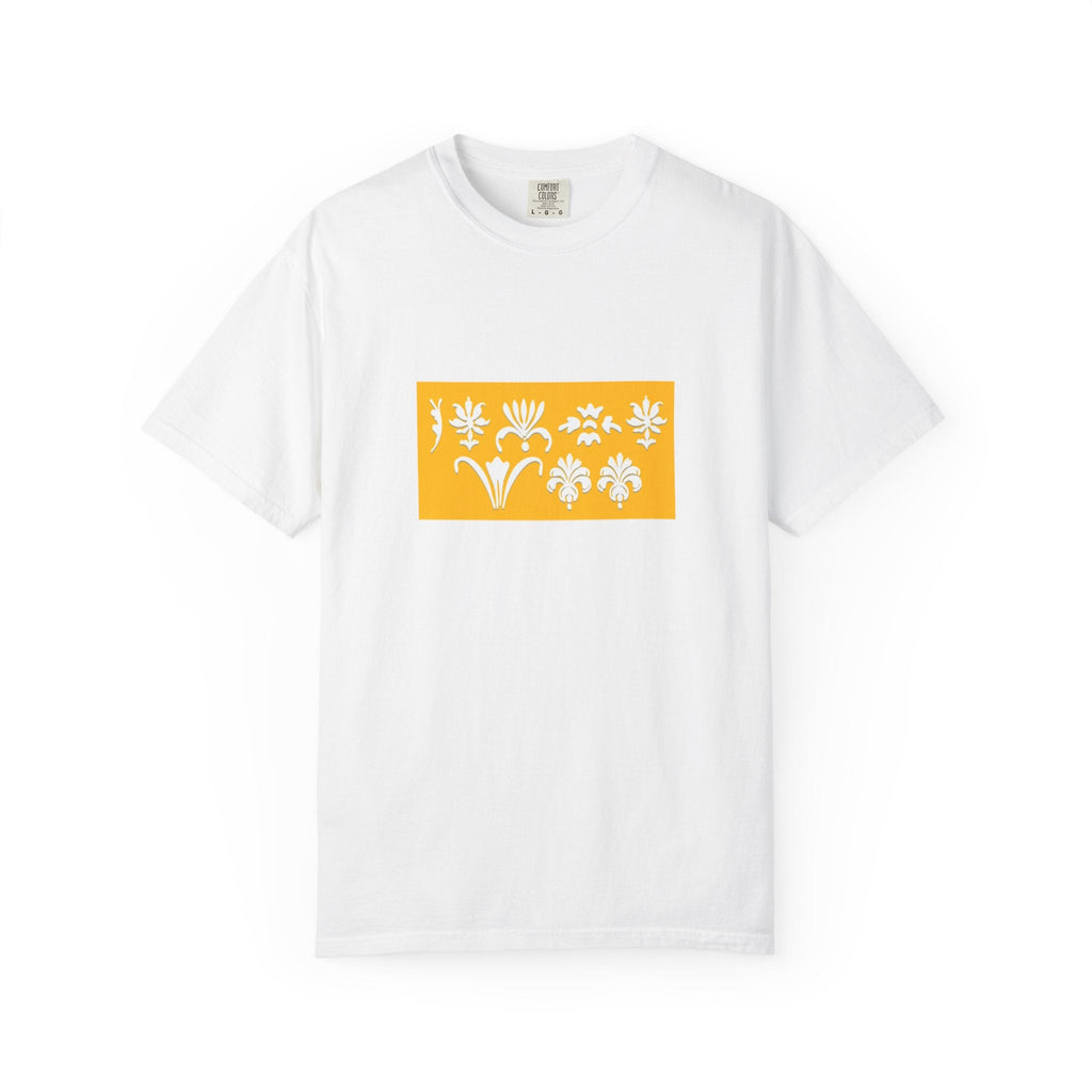 Vibrant Floral Print T-Shirt,Everyday Style Printify