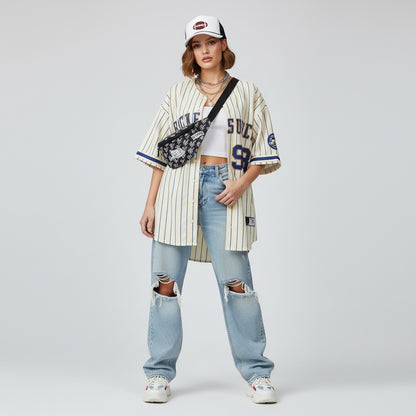 Embroidered Football Trucker Hat Printify