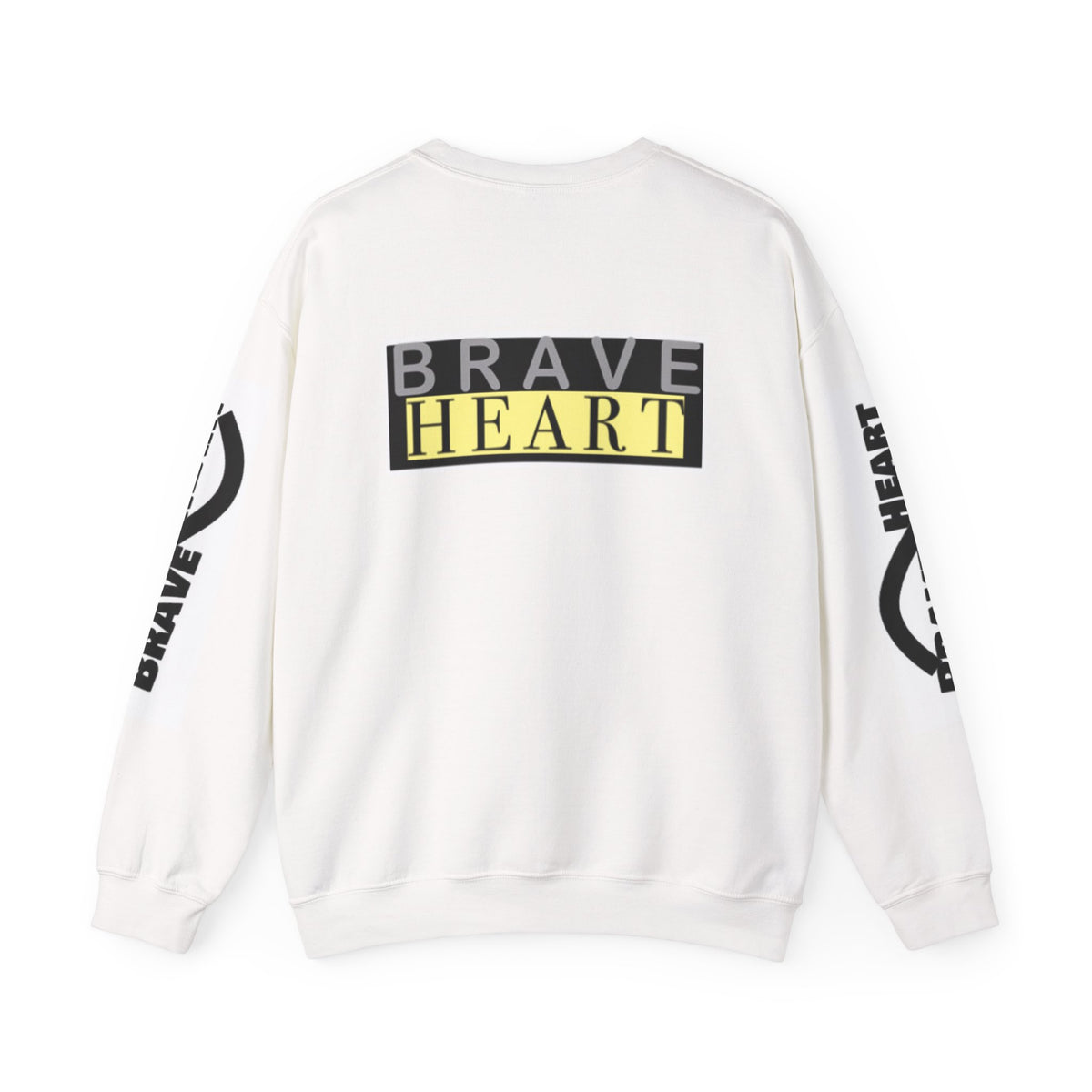 Brave Heart Crewneck Sweatshirt - Unisex Cozy Apparel for Courage, Perfect Gift for Motivational Moments, Everyday Comfort, [...]