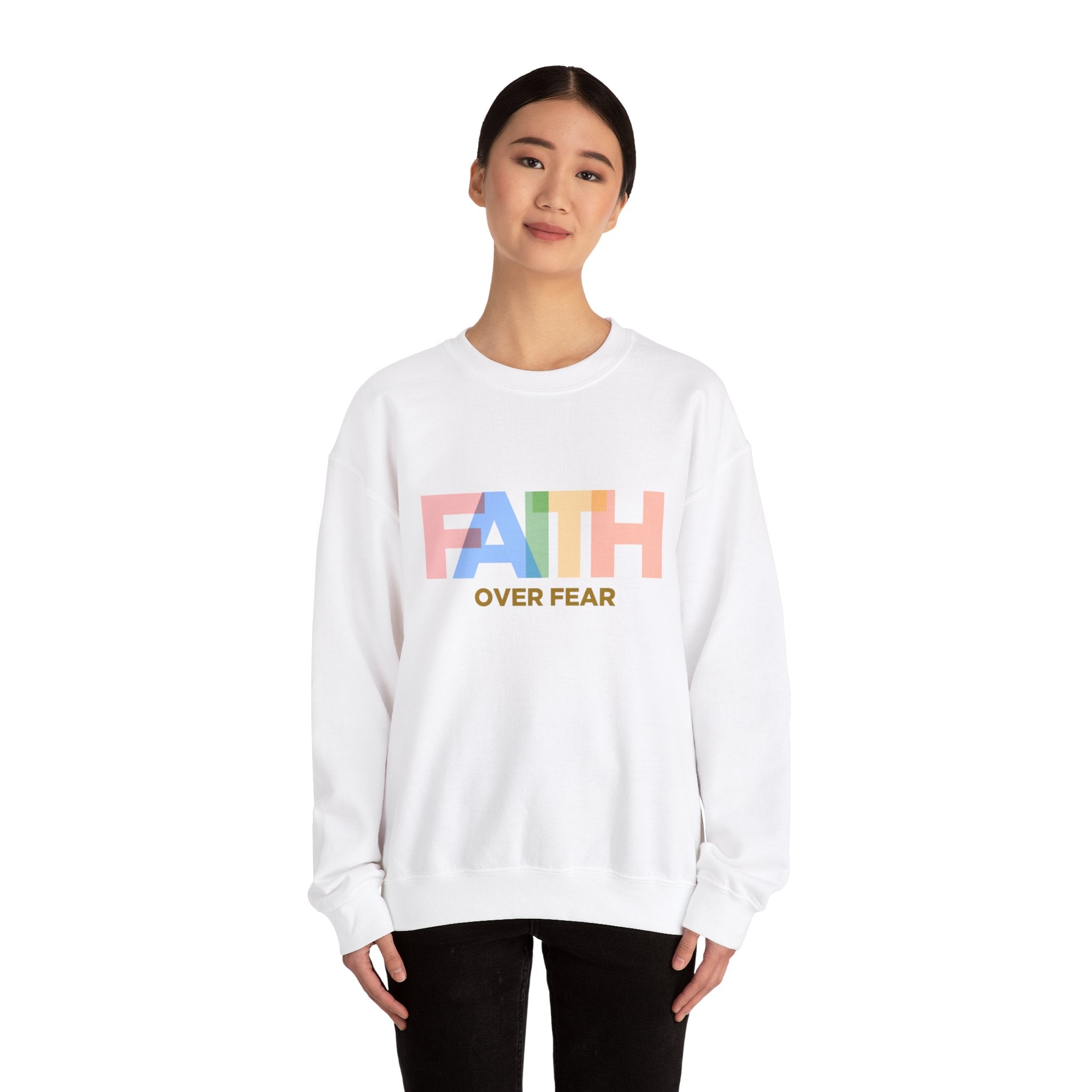 Sweat-shirt unisexe Faith Over Fear 