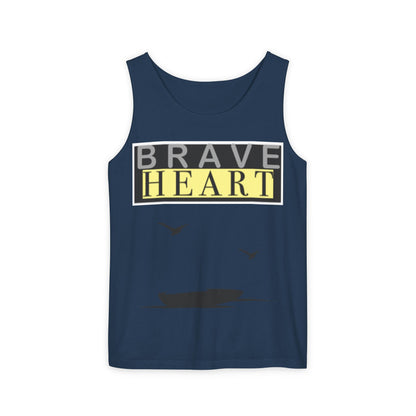 Brave Heart Tank Top | Unisex Garment-Dyed Tee