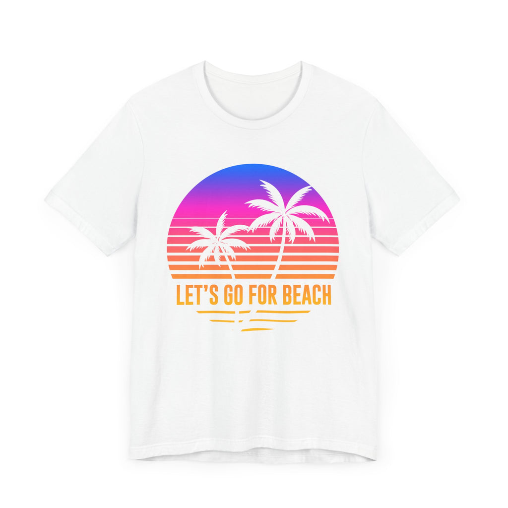 Allons-y pour la plage Tee-shirt unisexe 