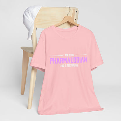 Je suis votre pharmacolorien, c’est le tee-shirt unisexe des médicaments 