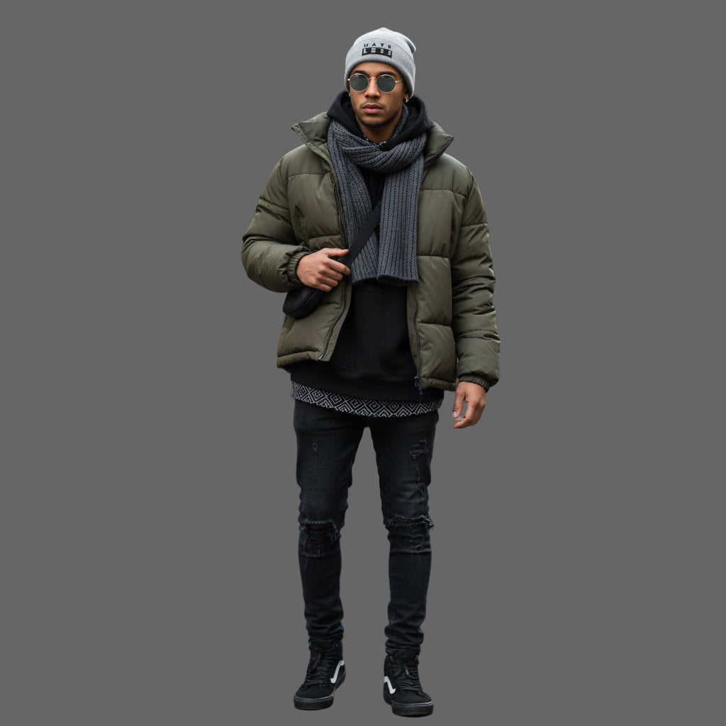 Hate Less Classic Cuffed Beanie - Stylish Winter Hat for Positive Vibes Printify