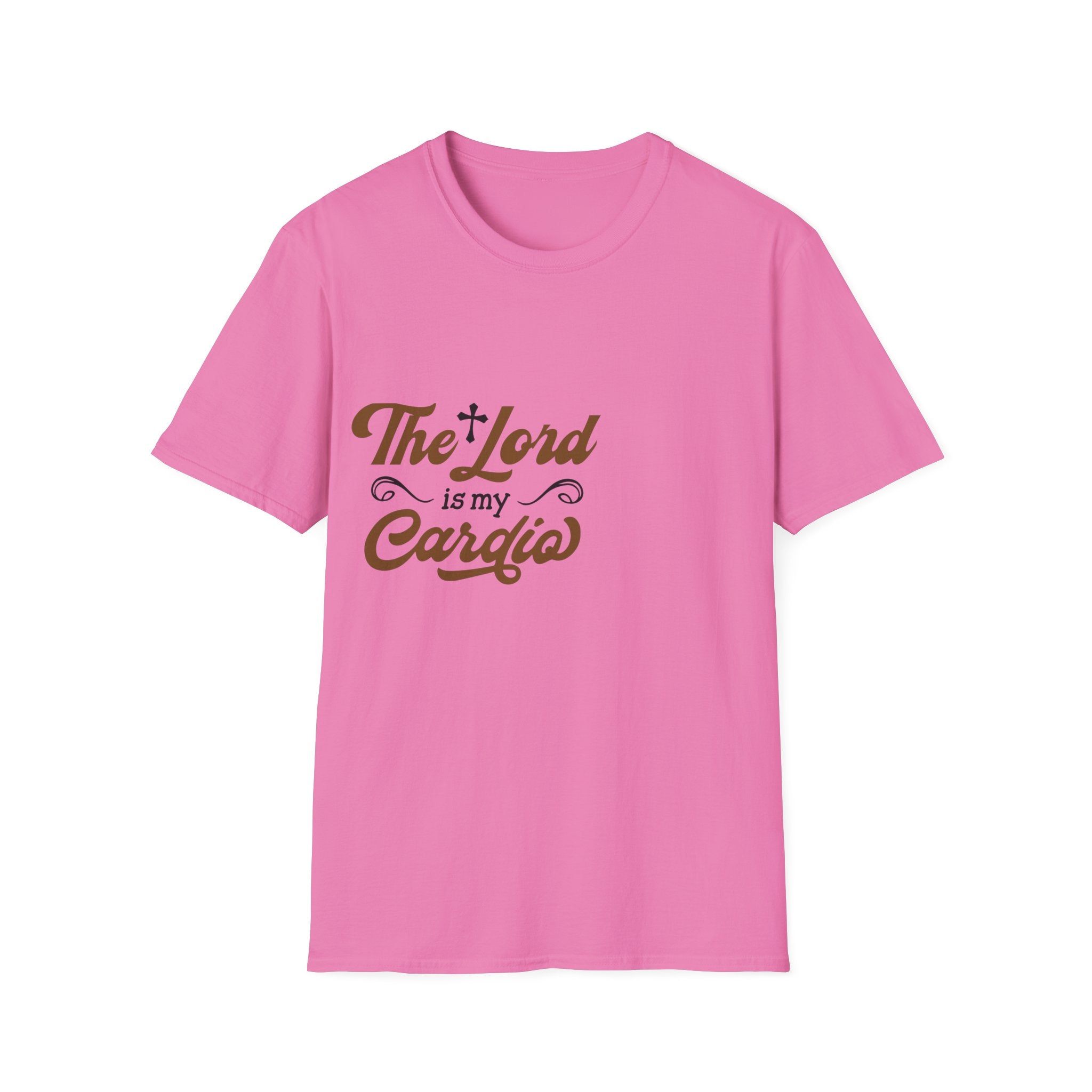 Faith-Inspired Unisex T-Shirt, The Lord is My Cardia, Christian Apparel, Spiritual Gift, Everyday Comfort Wear, Perfect for Church, [...] Printify