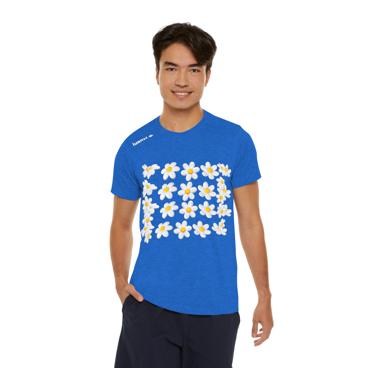 Men's Sports GLITTER ROSE T-shirt