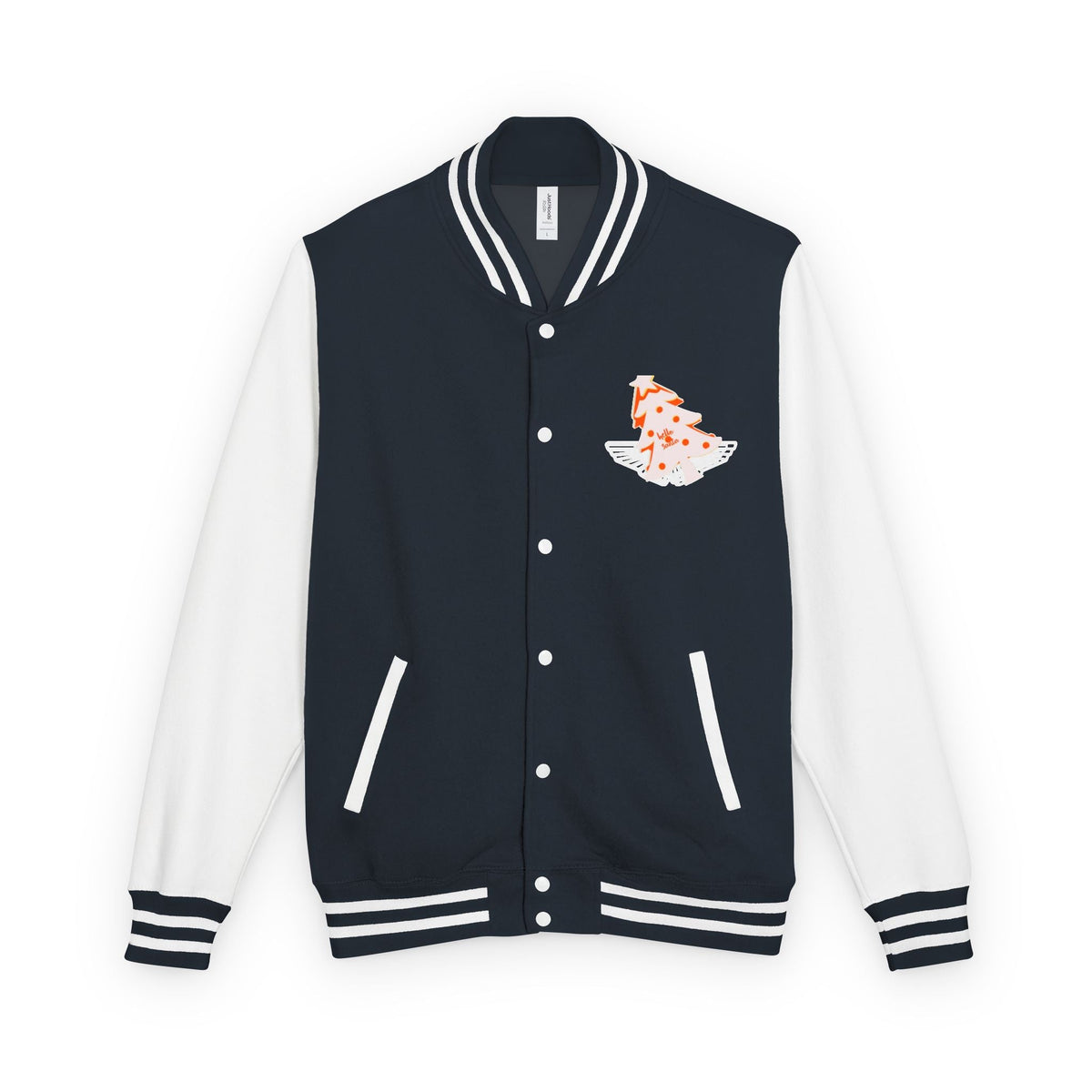 Letterman Jacket - 'hello santa' Design Printify