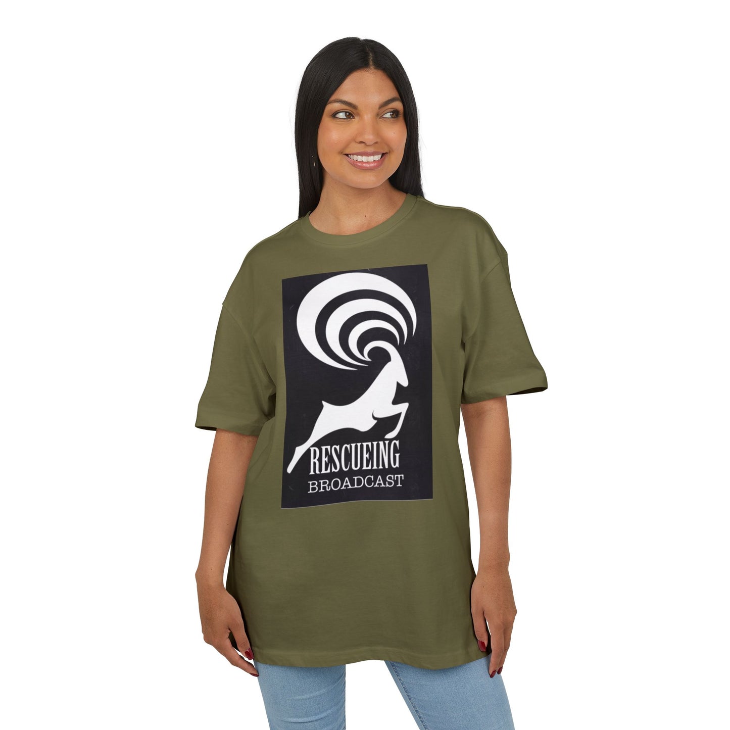 Oversize Tee - Rescuing Broadcast Bold