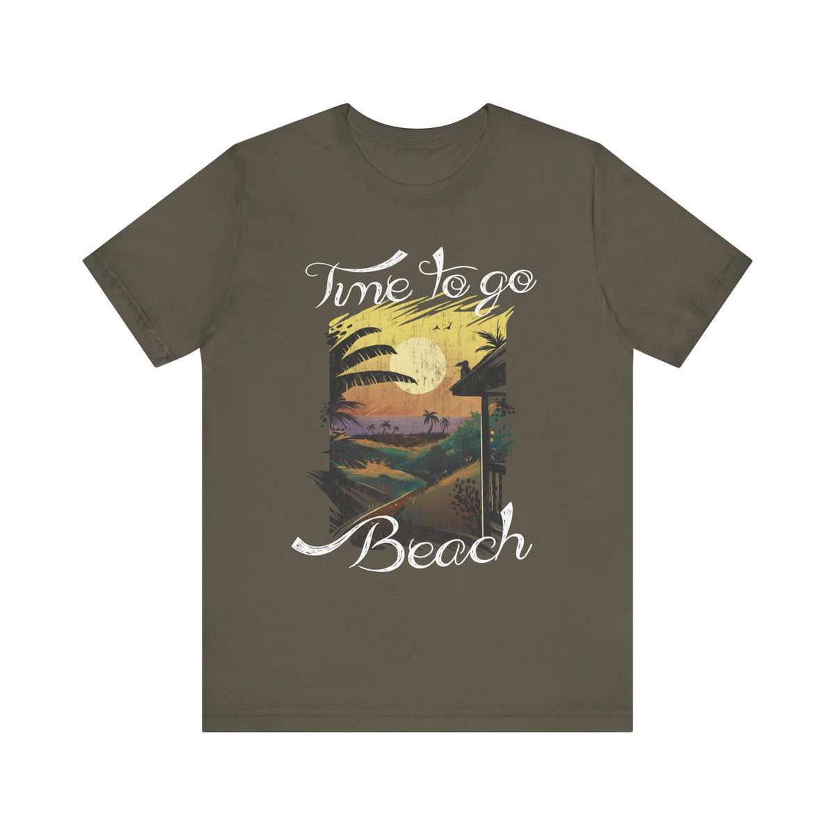 Il est temps d’aller à la plage Tee-shirt unisexe 