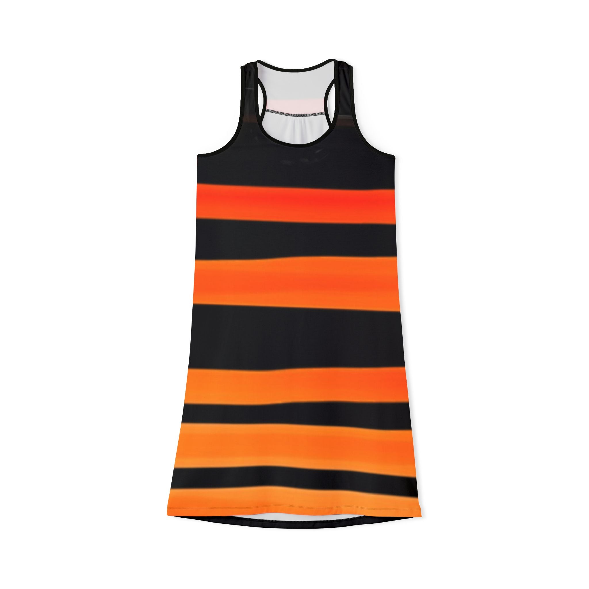 Vibrant Striped Women's Racerback Dress - Perfect for Summer and Festivals