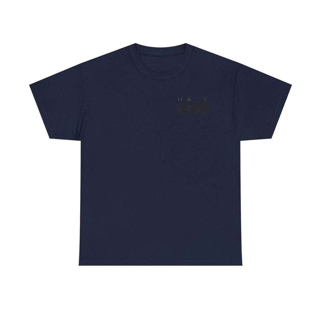 HATE LESS Unisex Heavy Cotton Tee - Comfortable Casual Wear