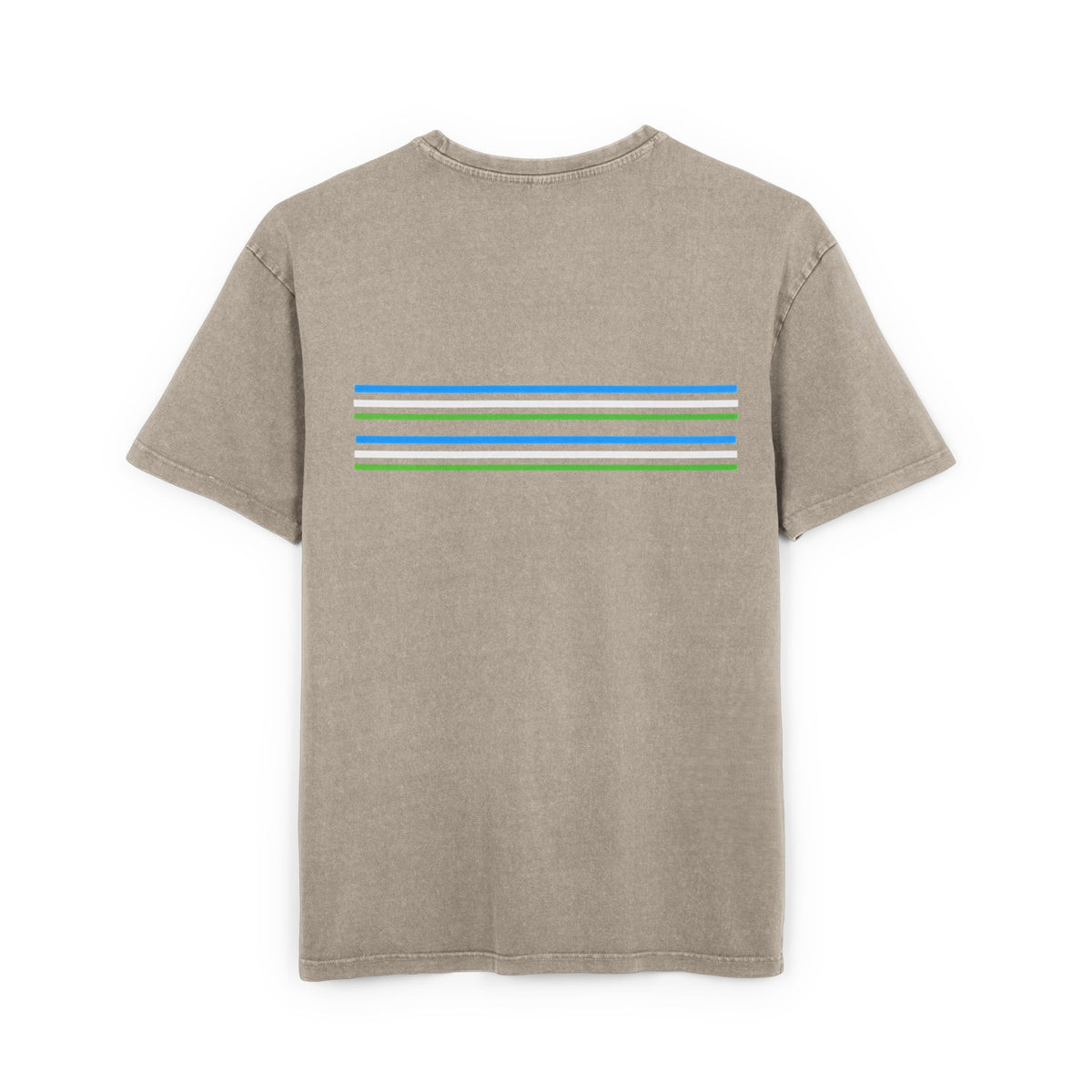 Oversize Tee with Bold Lines