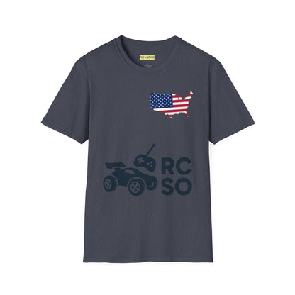 American Flag Tee - Unisex Softstyle T-Shirt for Patriotic Celebrations, 4th of July, Veterans Day, Casualwear, Gift Idea