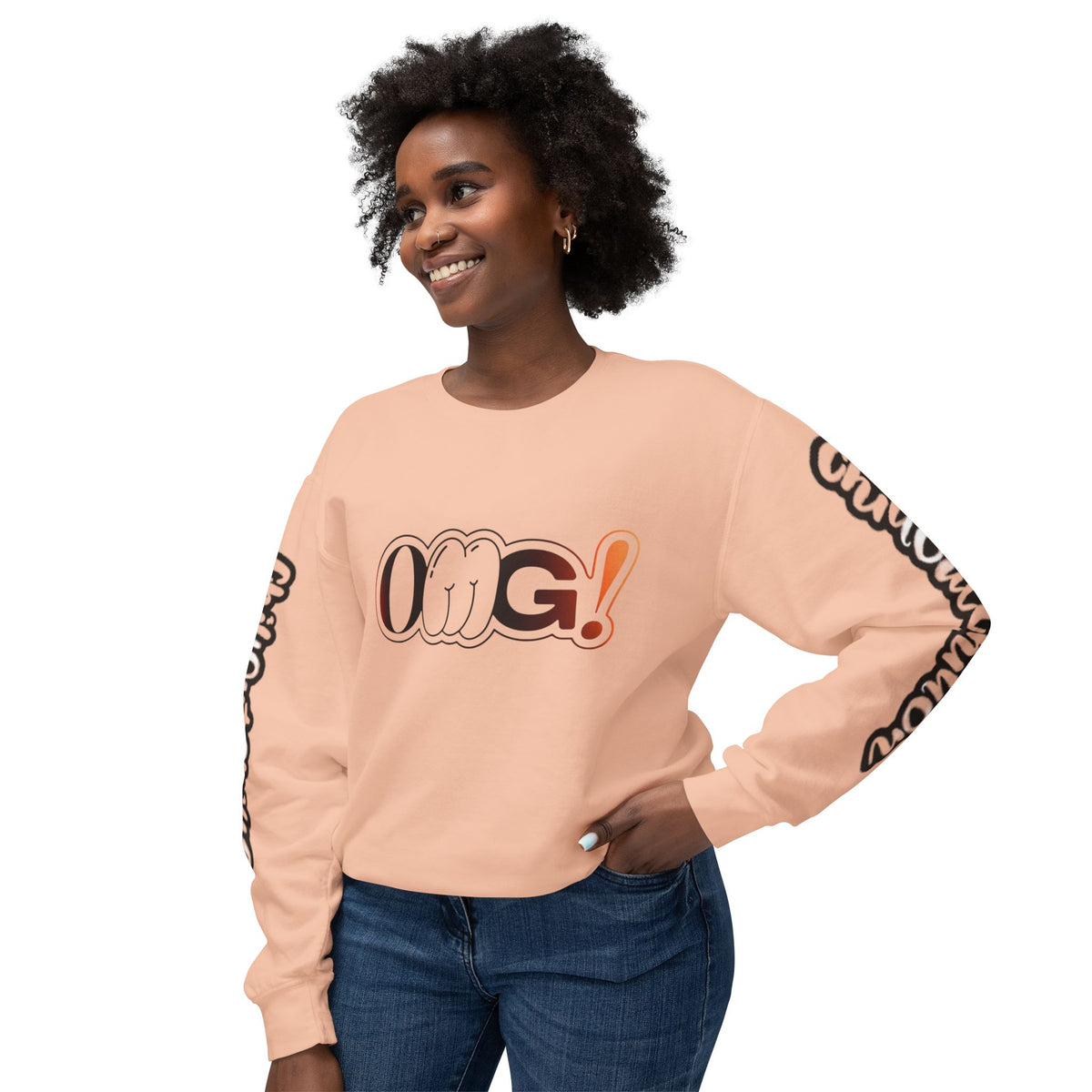 OMG! Lightweight Crewneck Sweatshirt