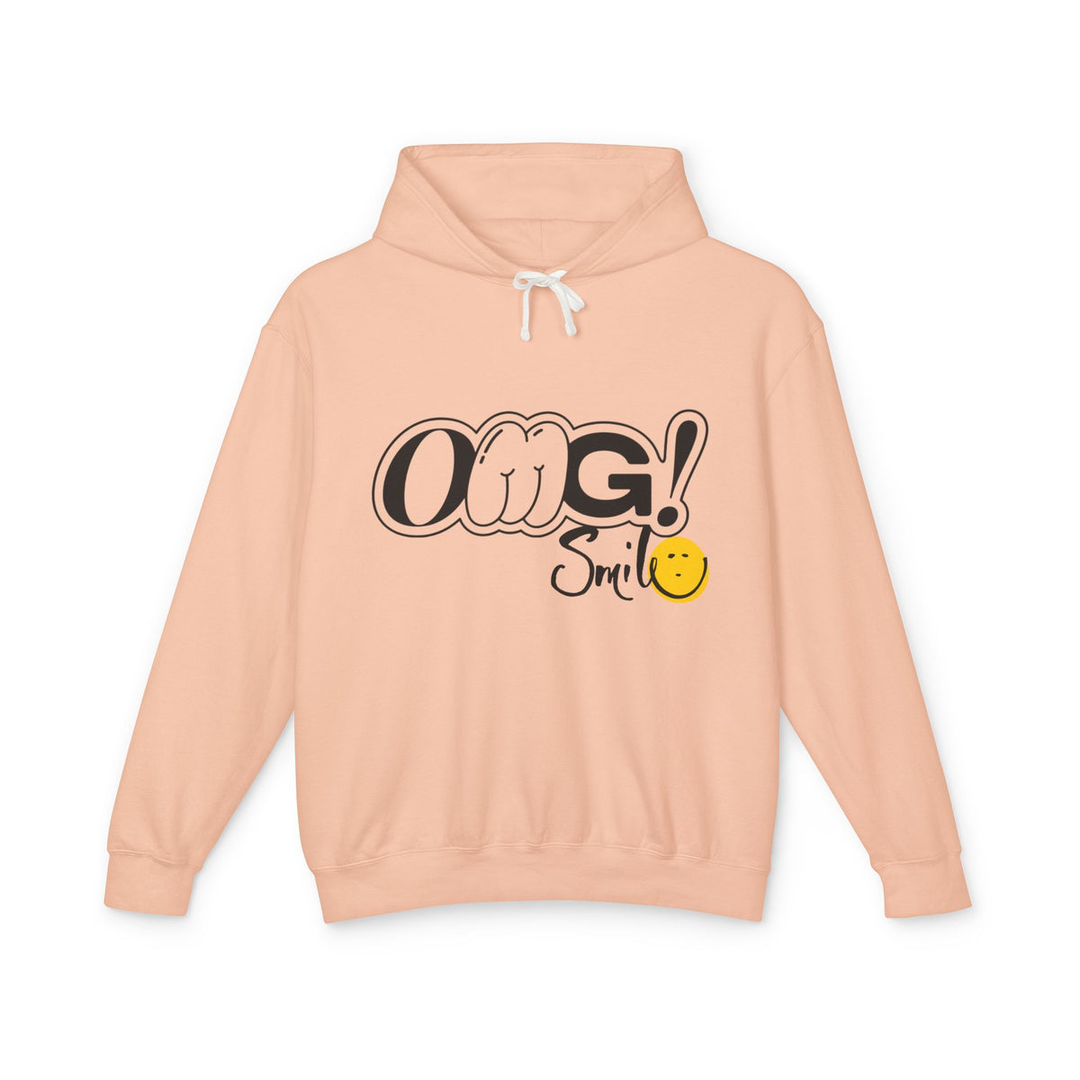 OMG!Smile Lightweight Hooded Sweatshirt