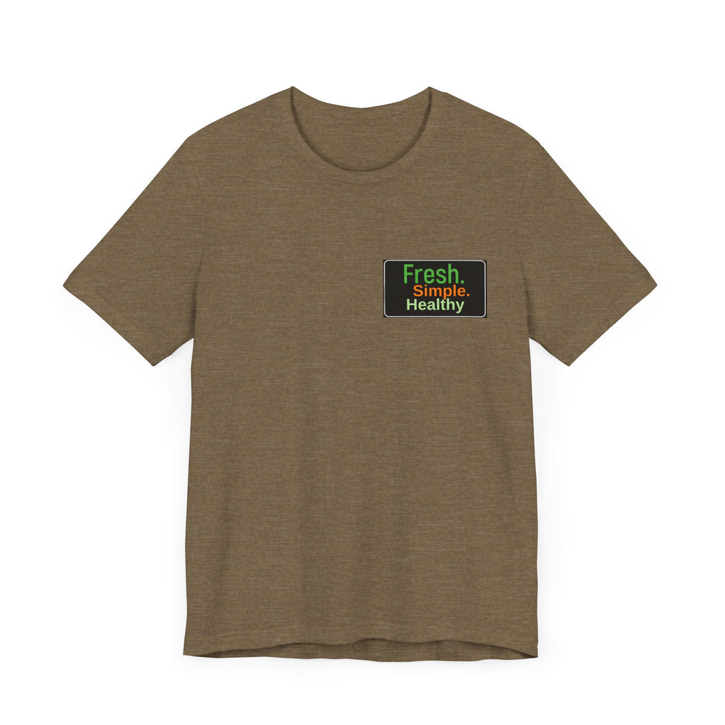 Unisex Fresh Healthy Short Sleeve Tee