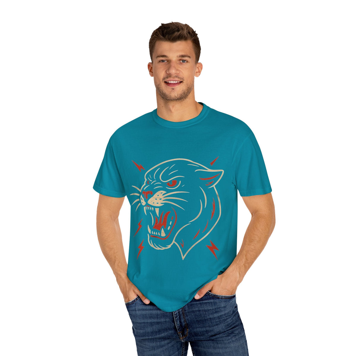 Roar Garment-Dyed T-shirt Printify