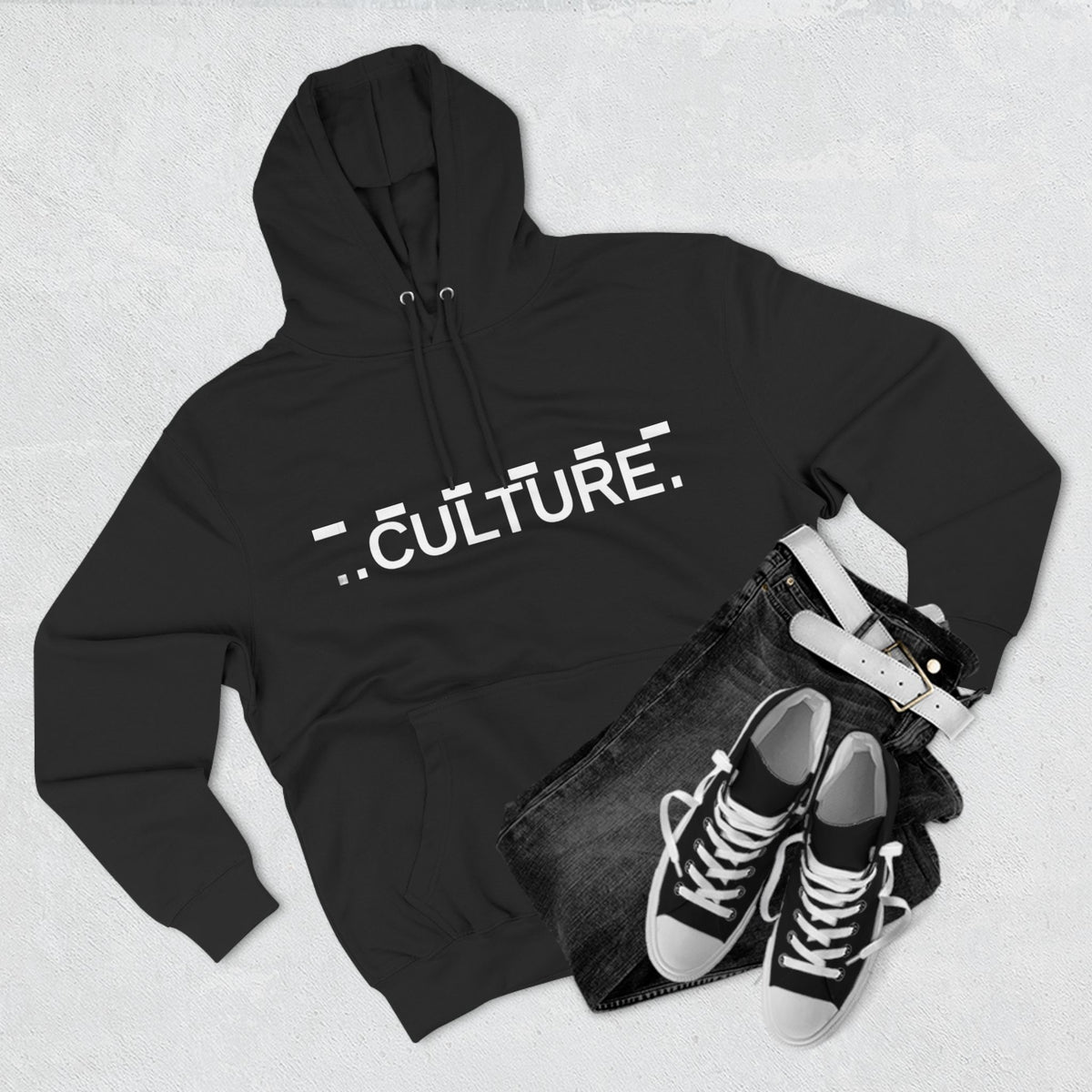 Culture Three-Panel Fleece Hoodie