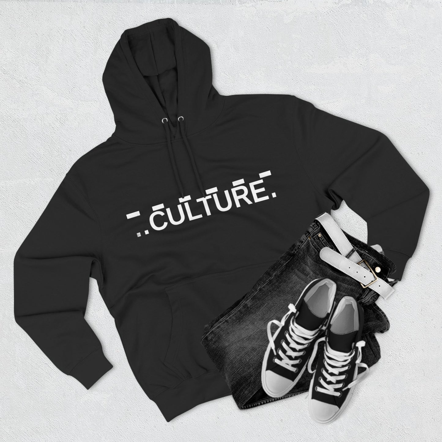Culture Three-Panel Fleece Hoodie