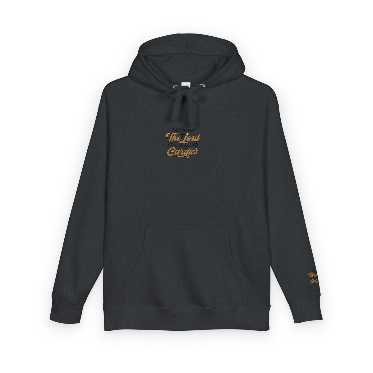 Religious Fleece Hoodie - Walking with the Lord Printify