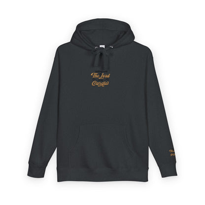 Religious Fleece Hoodie - Walking with the Lord Printify