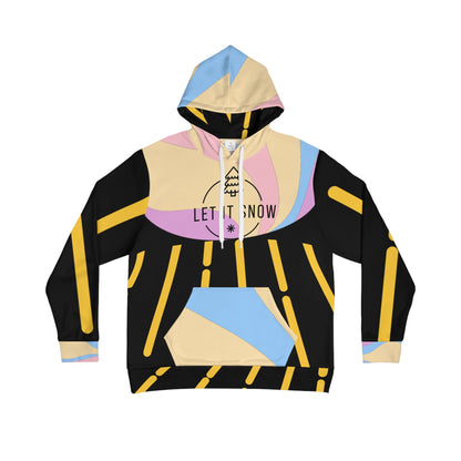 Snowy Men's Hoodie - Let It Snow Winter Design