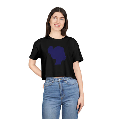 RCNSONS Women's Crop Silhouette Tee
