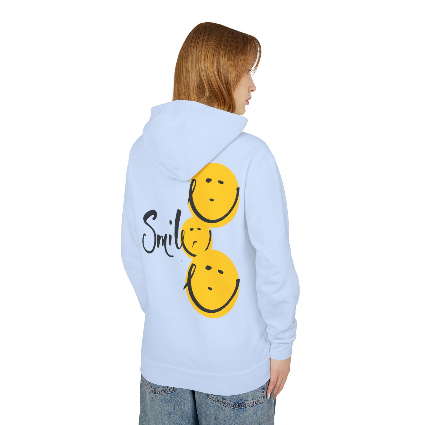Smile Lightweight Hooded Sweatshirt