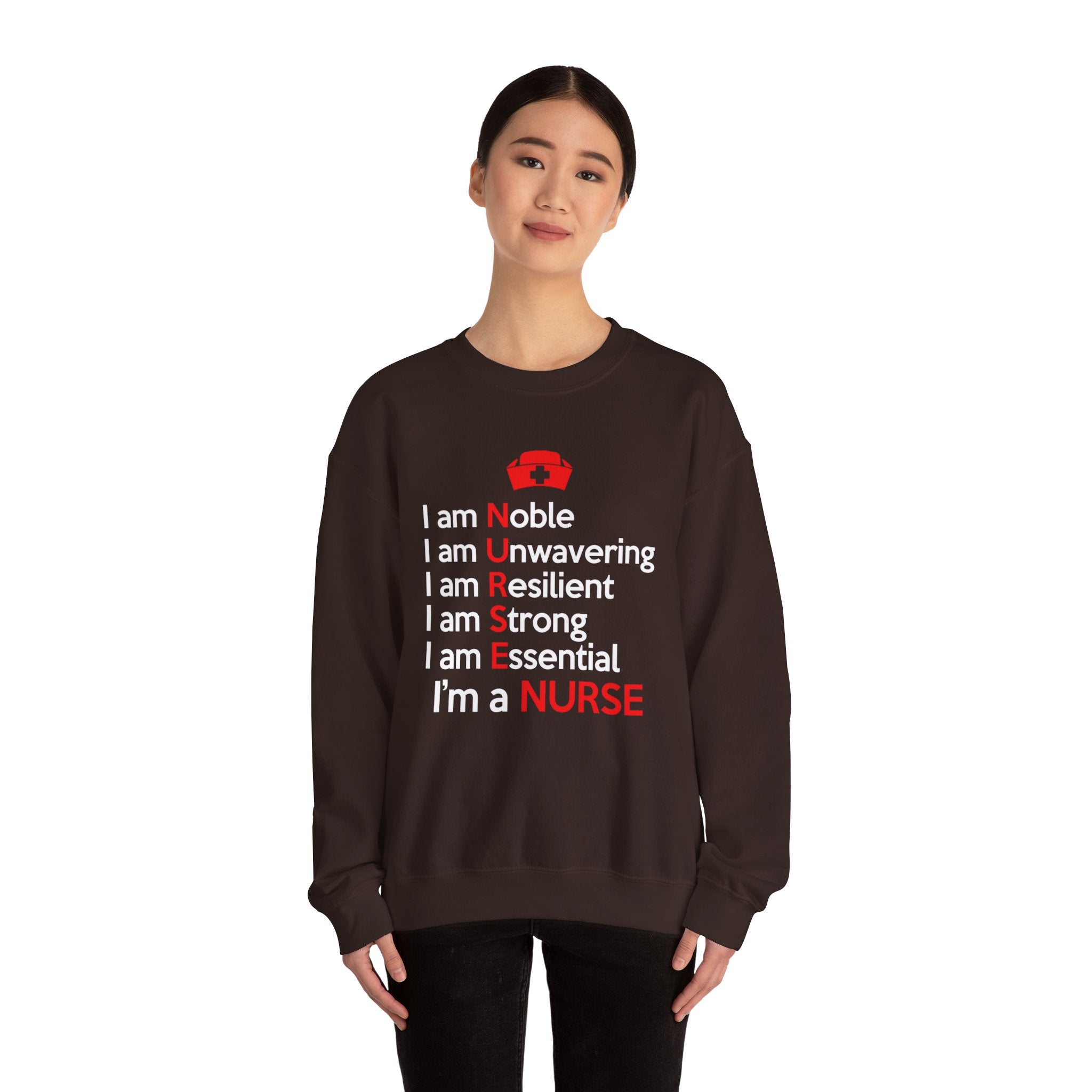 Je suis noble, je suis un sweat-shirt unisexe inébranlable 