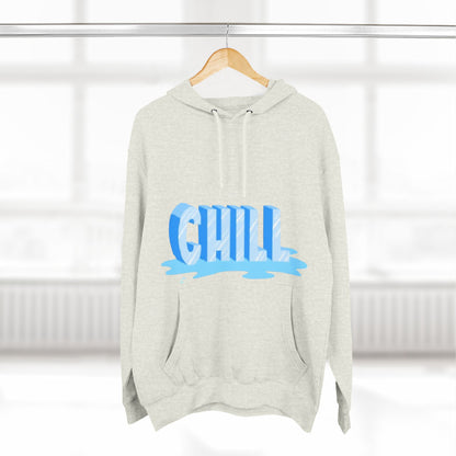 Unisex Three-Panel Fleece Chill Hoodie