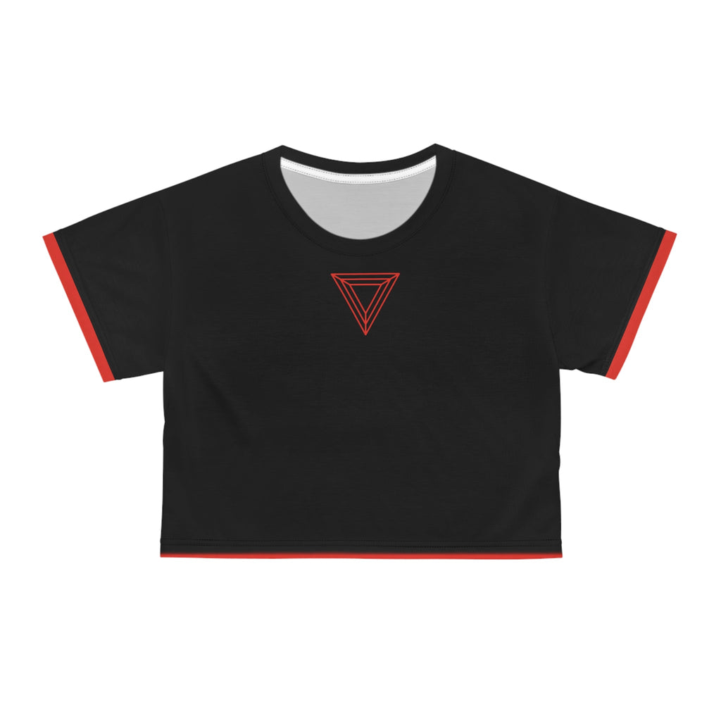 Trendy Cropped Tee, Casual Chic Top, Summer Fashion, Festival Wear, Everyday Style, Gift for Her, Edgy Graphic Tee Printify