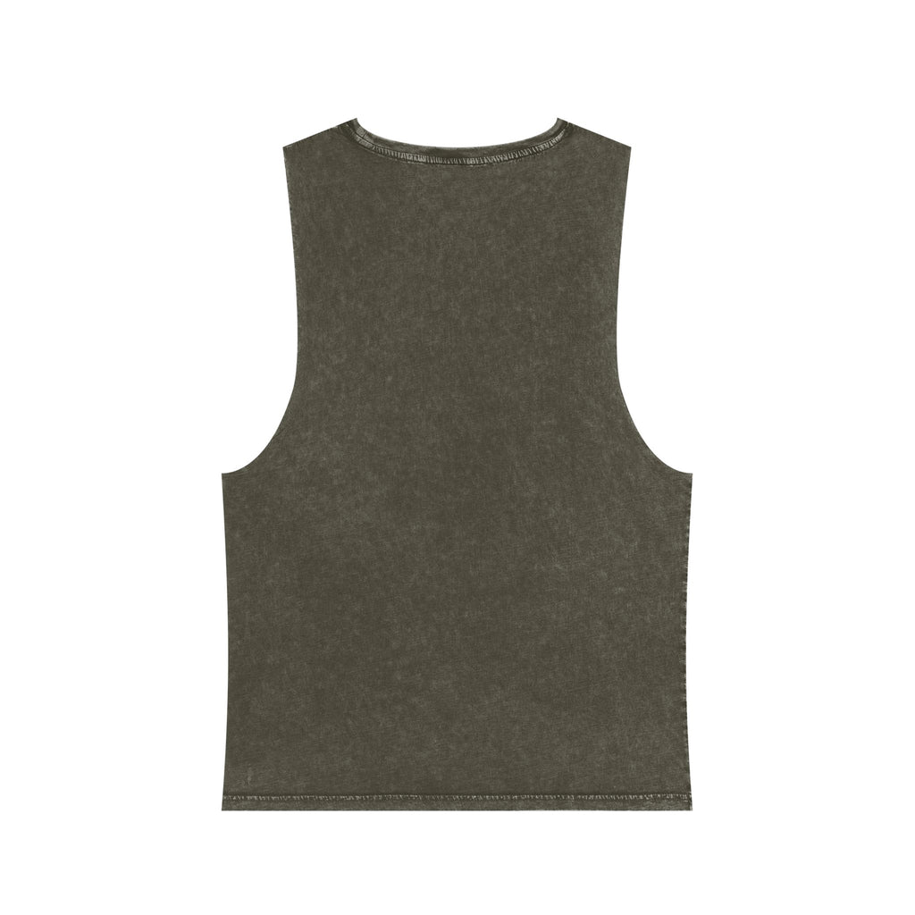 Stylish Unisex Stonewash Tank Top-Casual