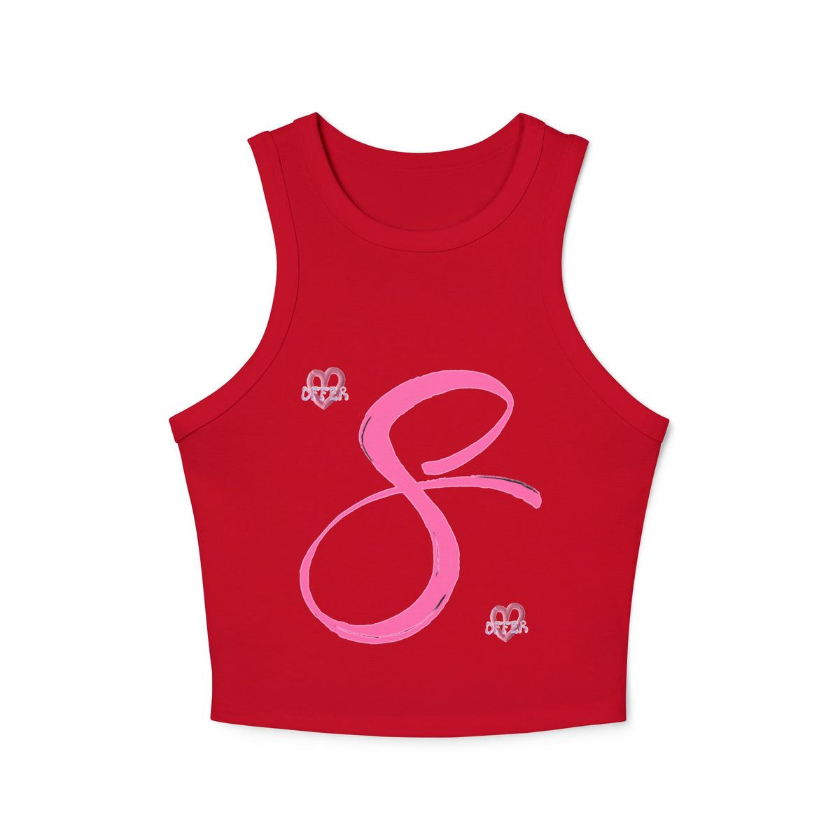 RCNSONS Micro Rib Racer Tank Top