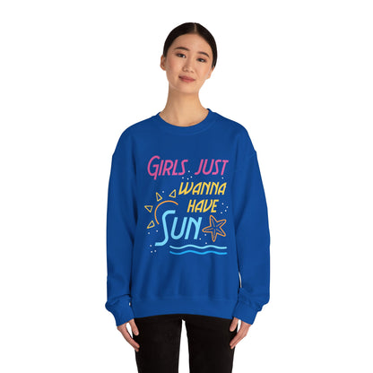 Les filles veulent juste avoir le sweat-shirt unisexe Sun 