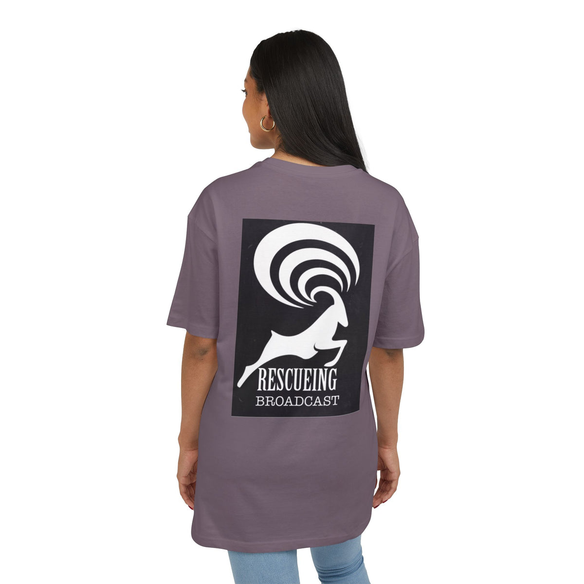 Oversize Tee - Rescuing Broadcast Bold