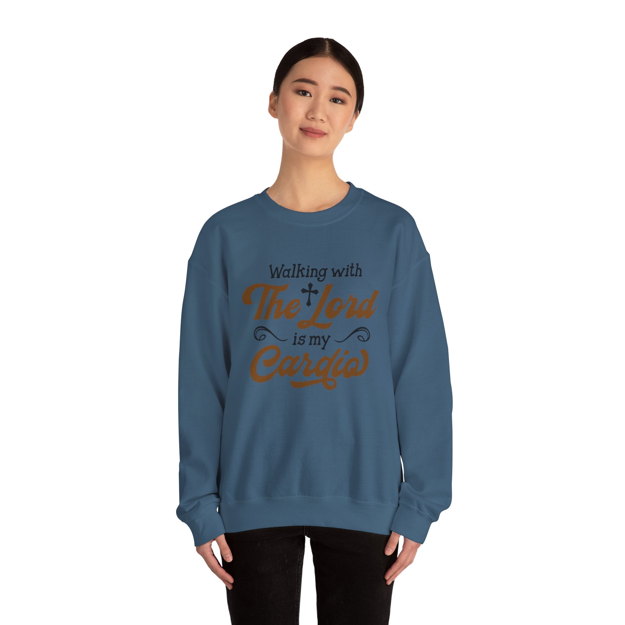 Marcher avec le Seigneur est un sweat-shirt unisexe cardial 