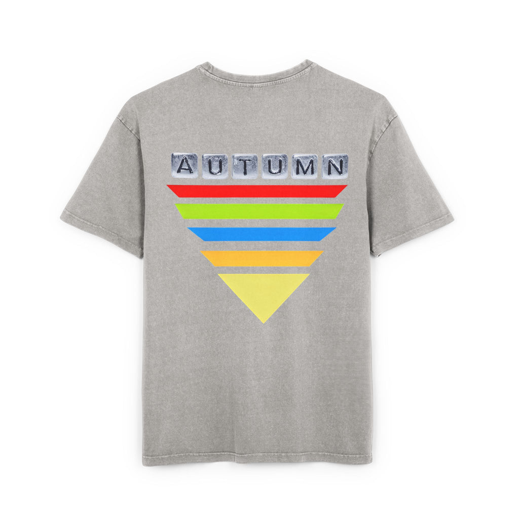 Acid Washed Heavy Oversize Tee-Autumn