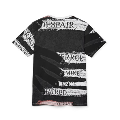 Emotional Statement Tee: Unisex Cut & Sew AOP Shirt | Expressive Graphic Tee for Casual Wear, Unique Gift for Holidays, Motivational [...] Printify