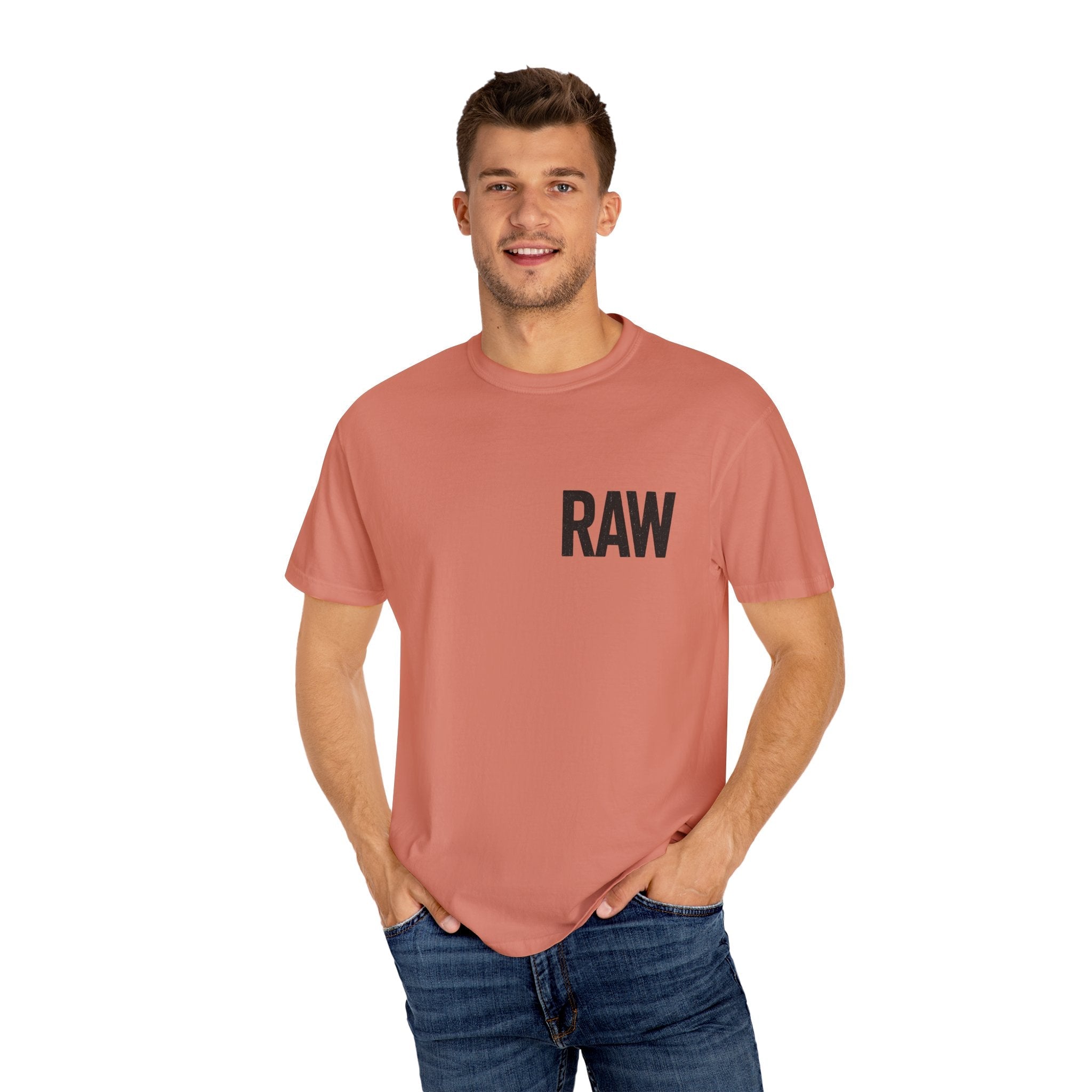 Garment-Dyed T-shirt RAW Design Printify