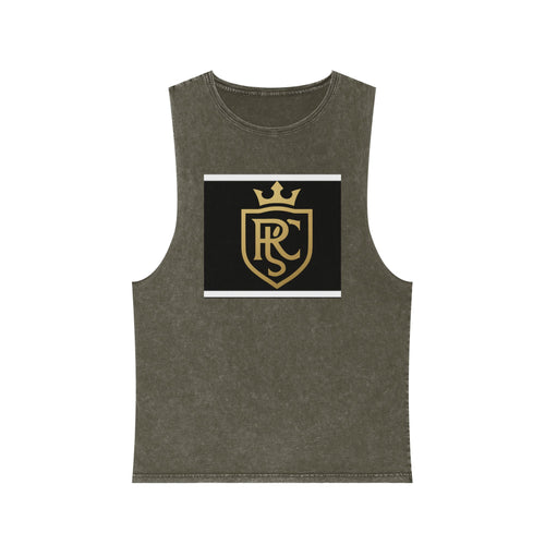 Stylish Unisex Stonewash Tank Top-Casual