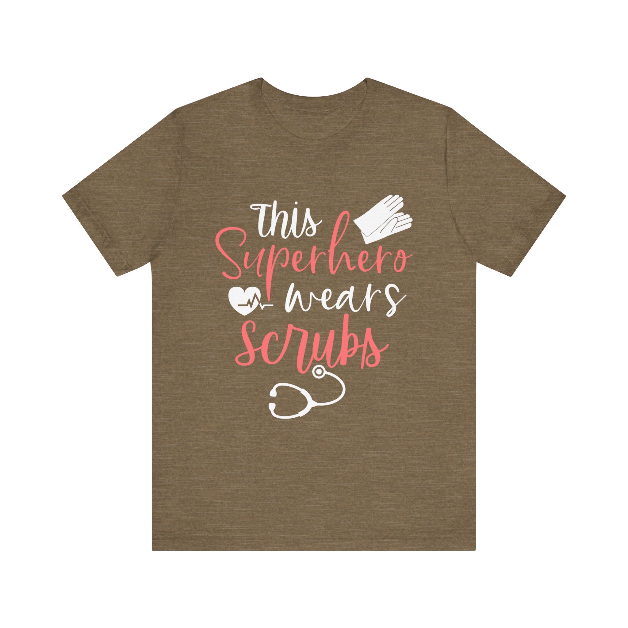 Ce super-héros porte un tee-shirt unisexe Scrubs 