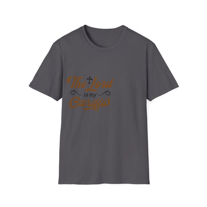 Faith-Inspired Unisex T-Shirt, The Lord is My Cardia, Christian Apparel, Spiritual Gift, Everyday Comfort Wear, Perfect for Church, [...] Printify