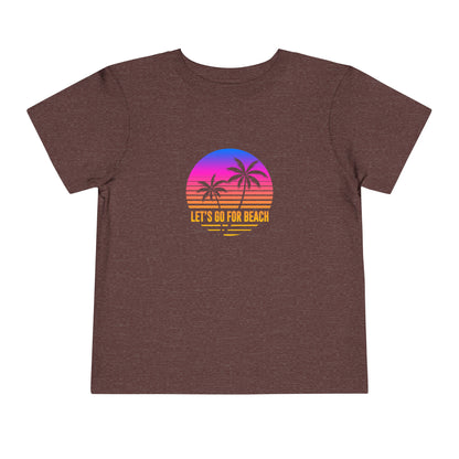 T-shirt Allons-y pour la plage pour tout-petit 